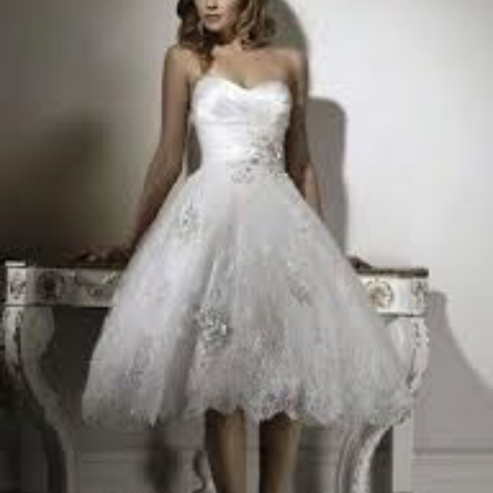 Maggie Sottero Isadora Ann White Lace Wedding Dress